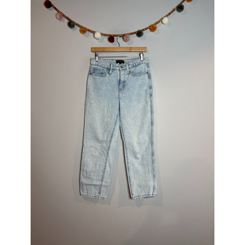 Banana Republic light wash High Rise Straight jeans